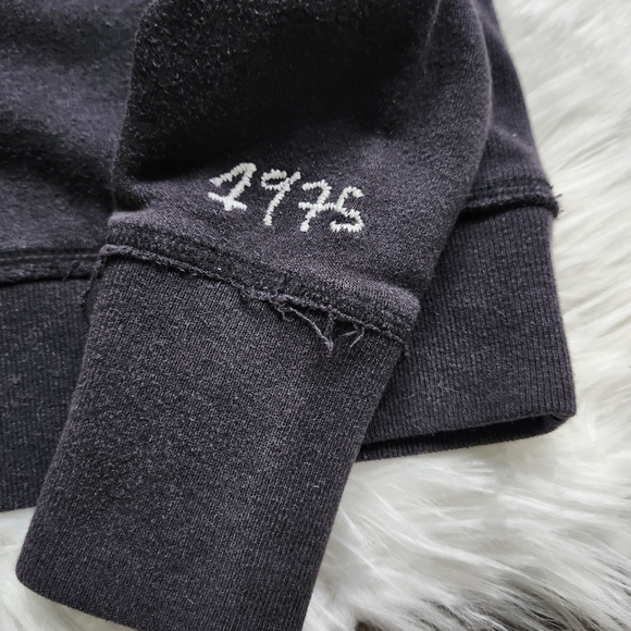 Garage Distressed Black Hoodie - Picture 6 of 6